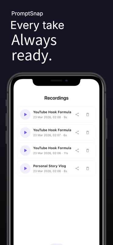 PromptSnap screenshot 2